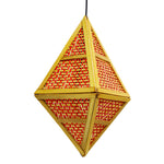 Load image into Gallery viewer, Kandil-Shukra – handmade bamboo diamond akash kandil for Diwali