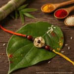 Load image into Gallery viewer, Biodegradable Rakhi - Purna | Bamboo Rakhi Made by Tribal Women