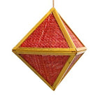 Load image into Gallery viewer, Kandil-Harshal – handmade bamboo diamond akash kandil for Diwali