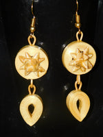 Load image into Gallery viewer, NJH STAR RING DROP EARRING