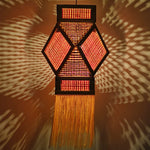 Load image into Gallery viewer, Decorative Mangal Akash Kandil – Handmade Bamboo Hexagonal Diwali Lamp