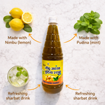 Load image into Gallery viewer, VIVEK NIMBU ADRAK PUDINA SHARBAT 700 ML