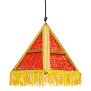 Kandil-Dhruv – Handmade Triangular Bamboo Akash Kandil