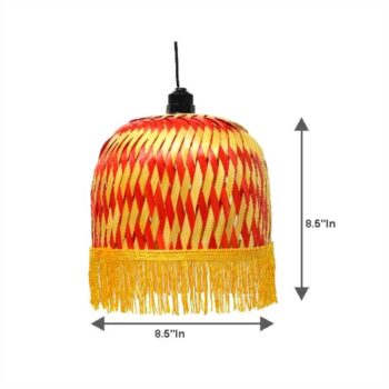 Kandil-Saptarshi – Handwoven Bamboo Lantern for Diwali