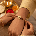 Load image into Gallery viewer, Biodegradable Rakhi - Purna | Bamboo Rakhi Made by Tribal Women
