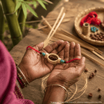 Load image into Gallery viewer, Sustainable Rakhi - Jhelum | Plantable Bamboo Rakhi Handmade by Tribal Women