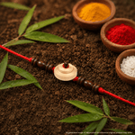 Load image into Gallery viewer, RAKHI GANGA Eco Friendly Rakhi | Handmade by Tribal Women | Bamboo Rakhi