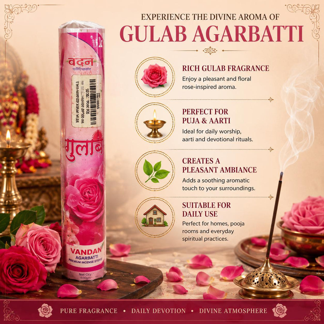 VM GULAB AGARBATTI 250 GM