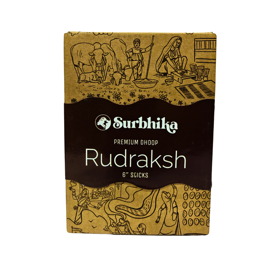 SURBHIKA RUDRAKSH 6INCH DHOOP STICK 200 Gm