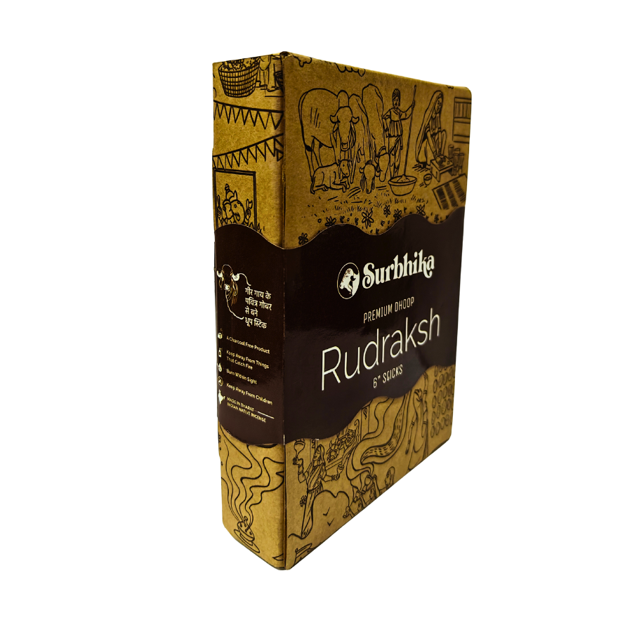 SURBHIKA RUDRAKSH 6INCH DHOOP STICK 200 Gm
