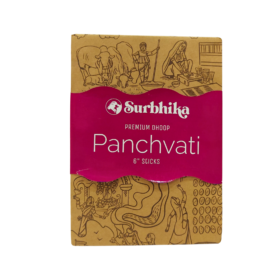 SURBHIKA PANCHVATI 6INCH DHOOP STICK 200 Gm