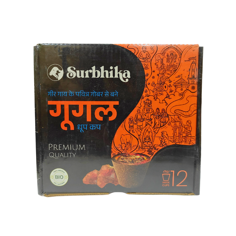 SURBHIKA GUGAL DHOOP CUP 12 PCS