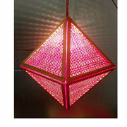 Kandil-Harshal bamboo kandil lit up for Diwali decoration