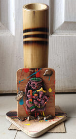 Load image into Gallery viewer, Flower Vase With Ganesh &amp; mataa