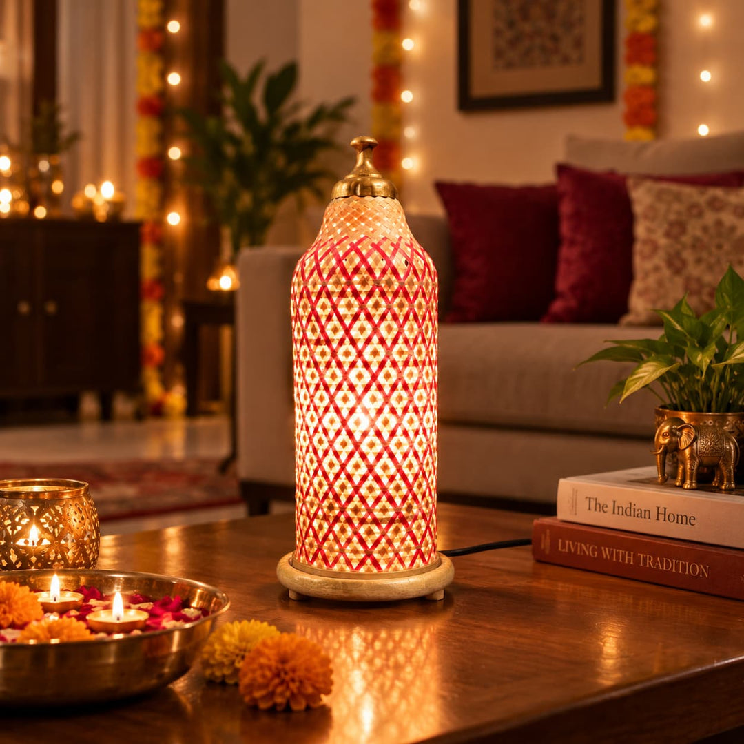 Kandil-K – Eco-Friendly Bamboo Diwali Table Lantern