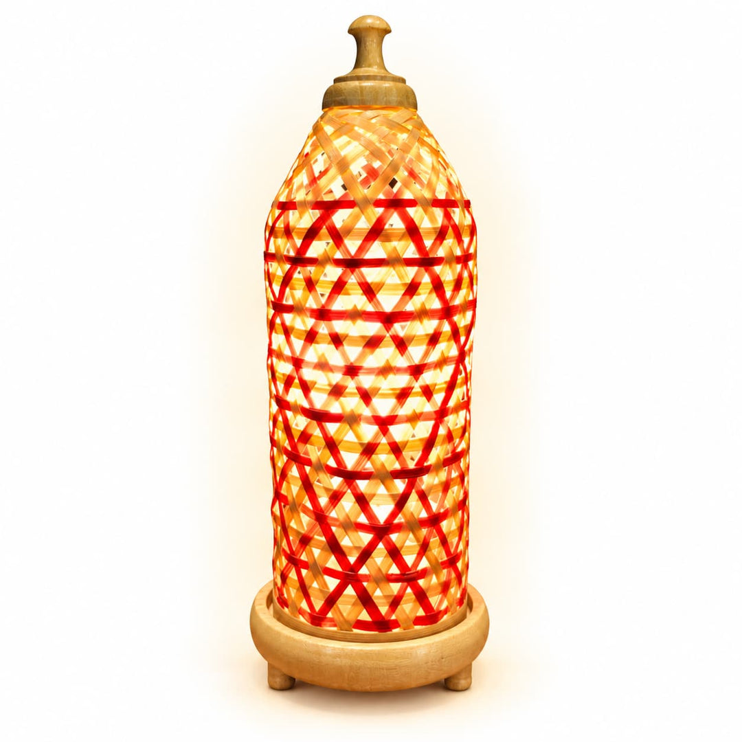 Kandil K Eco Friendly Bamboo Diwali Table Lantern.