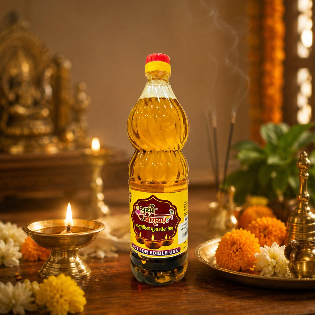 LK AYURVEDIC POOJA DIYA OIL 800 ML