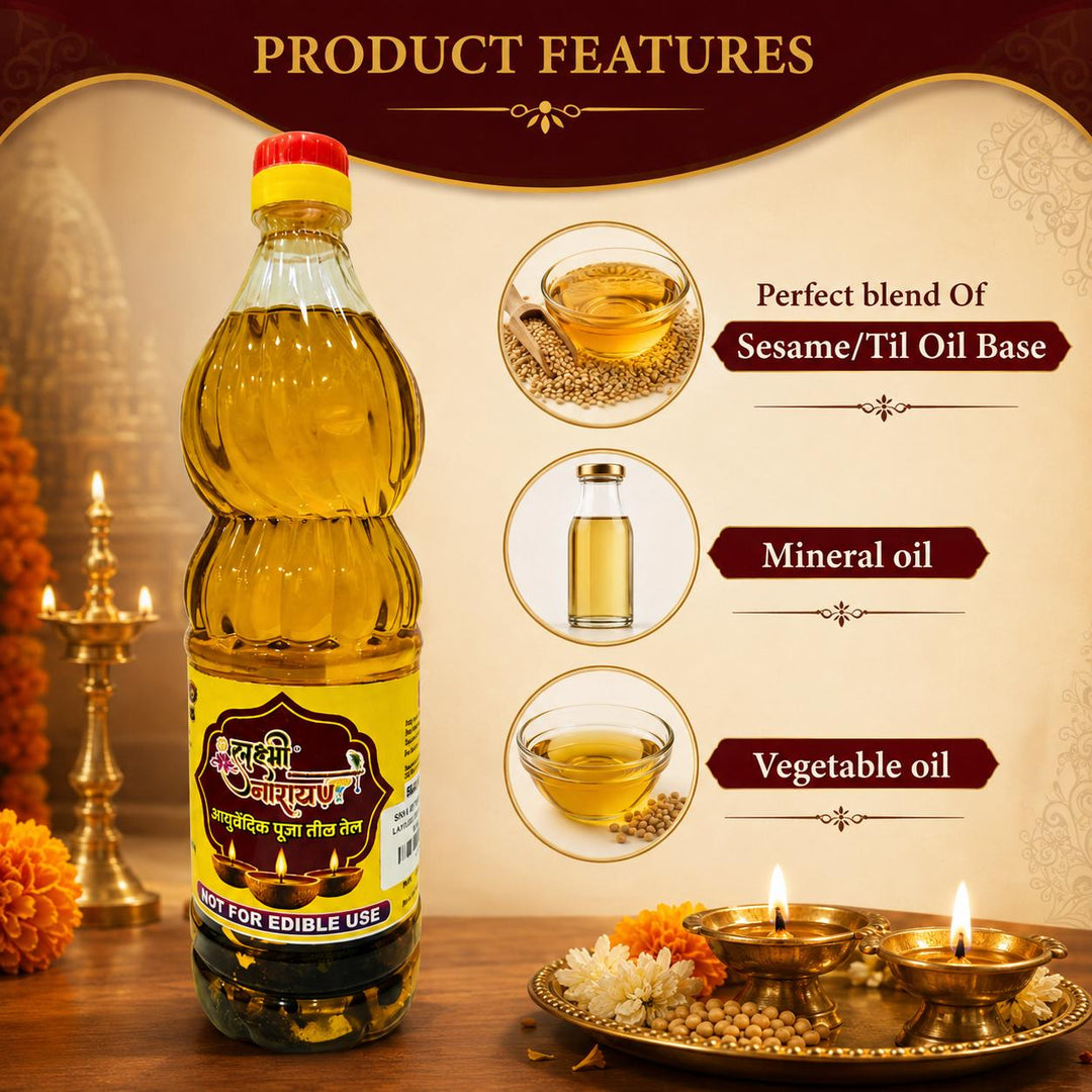 LK AYURVEDIC POOJA DIYA OIL 800 ML