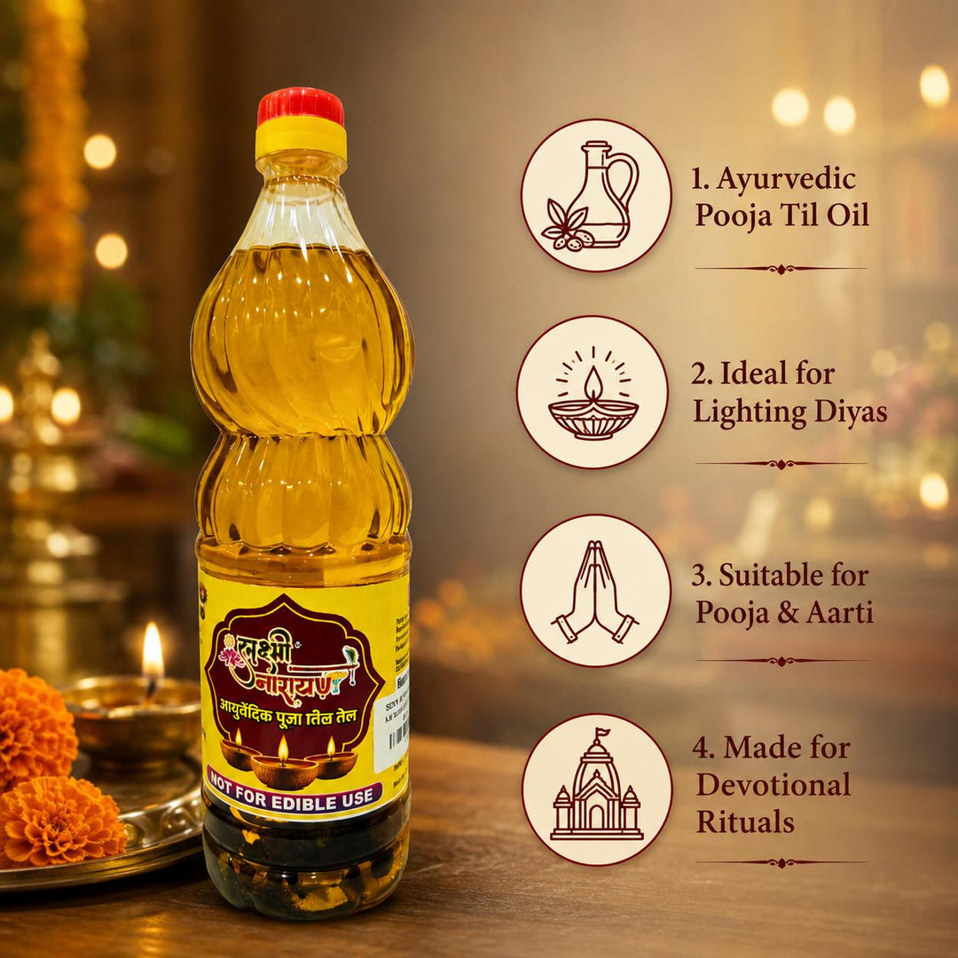 LK AYURVEDIC POOJA DIYA OIL 800 ML
