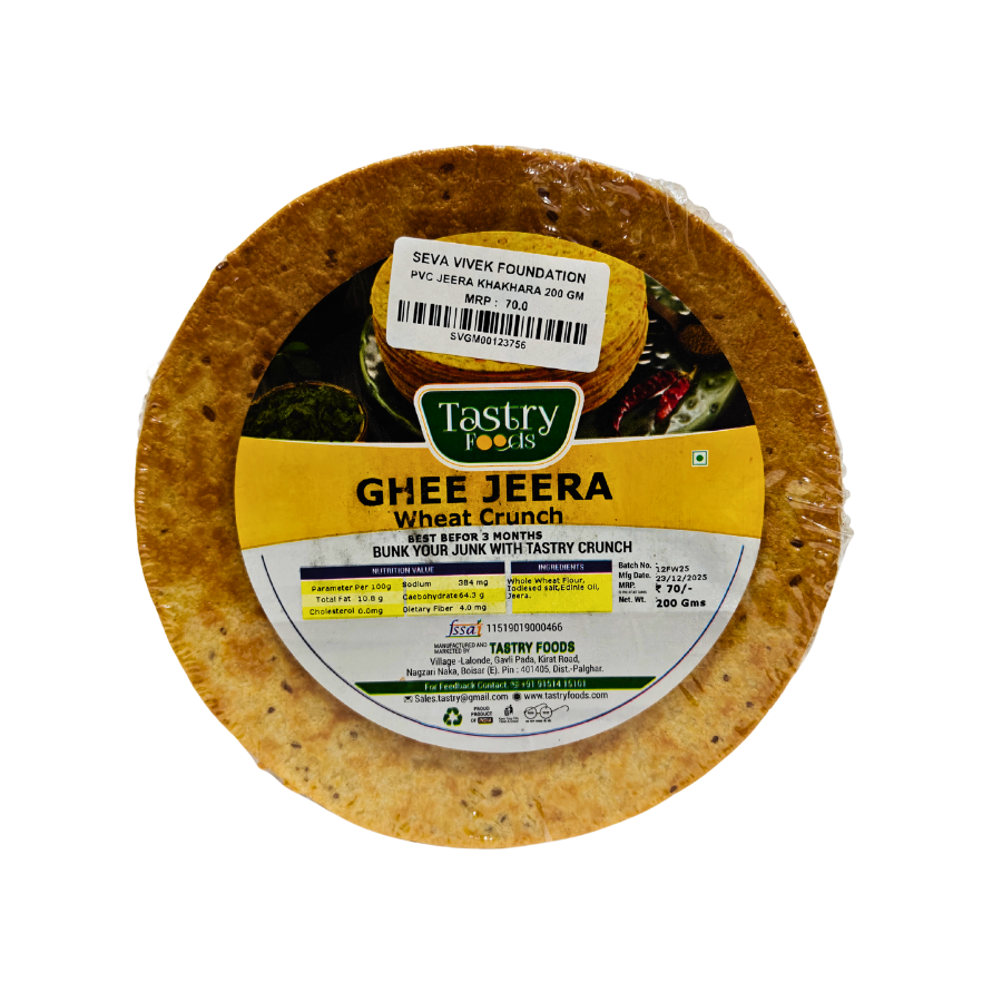 PVC JEERA KHAKHARA 200 GM