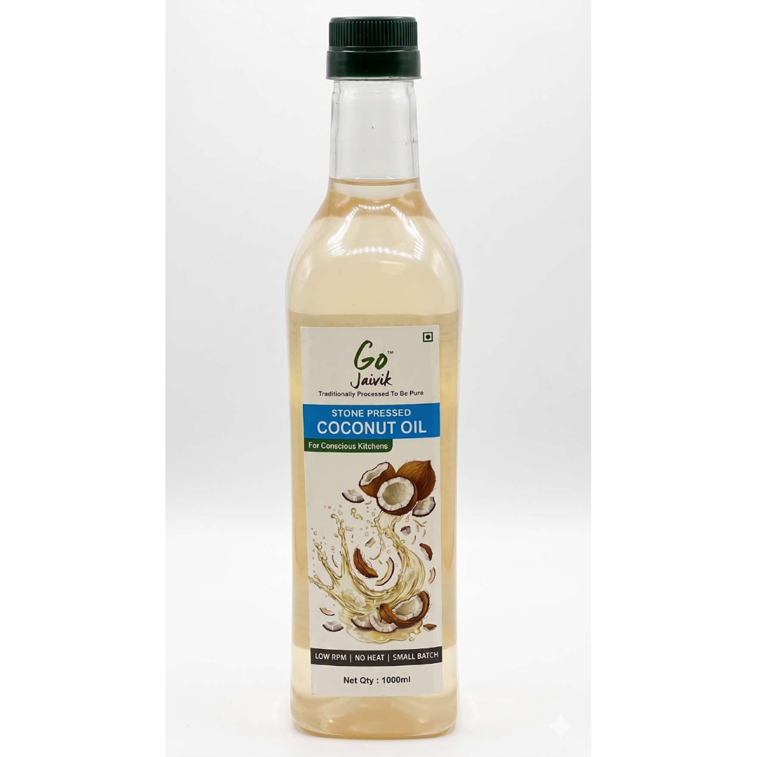 GJ STONE PRESSED COCONUT 1 LTR