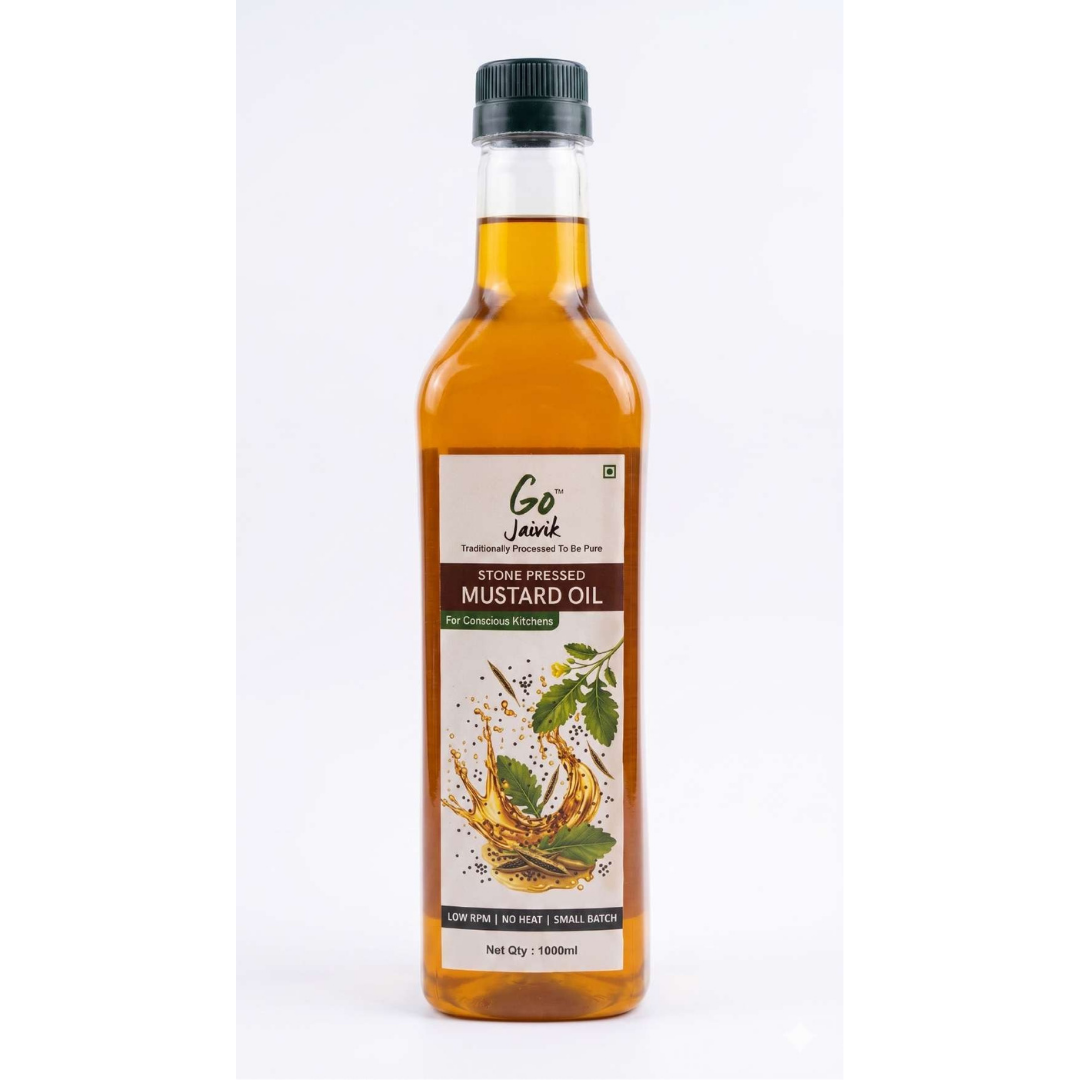 GJ STONE PRESSED MUSTARD OIL 1 LTR