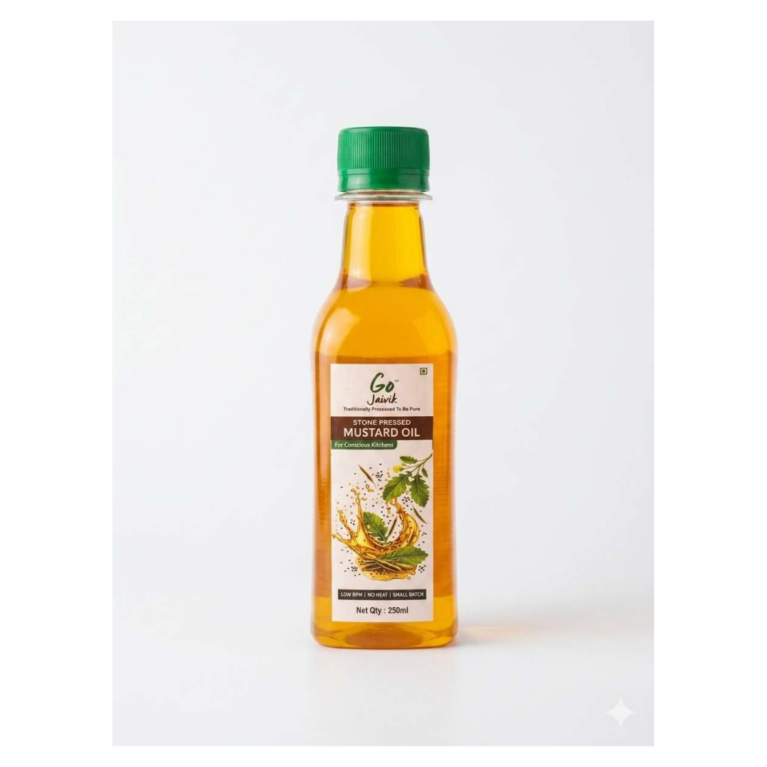 GJ STONE PRESSED MUSTARD 250 ML