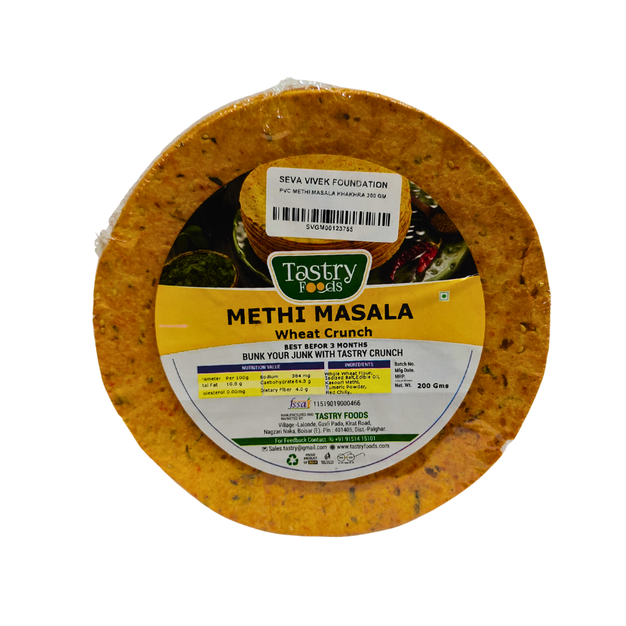 PVC METHI MASALA KHAKHRA 200 GM