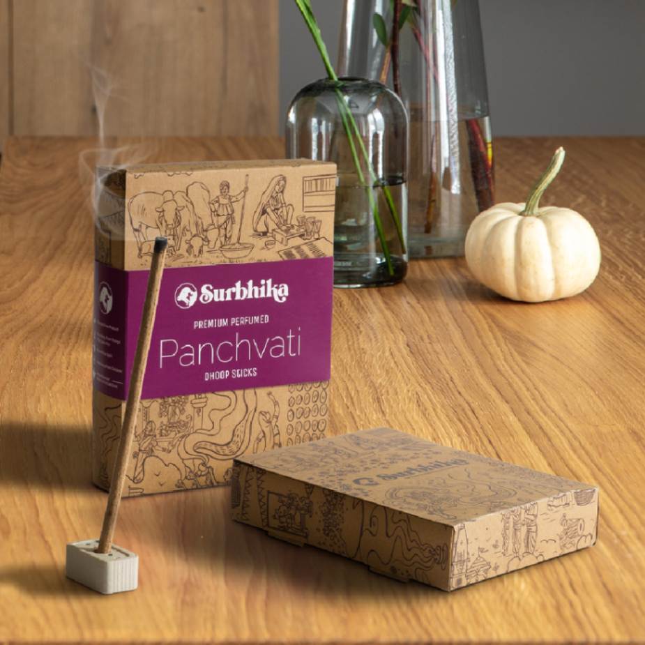SURBHIKA PANCHVATI 6INCH DHOOP STICK 200 Gm