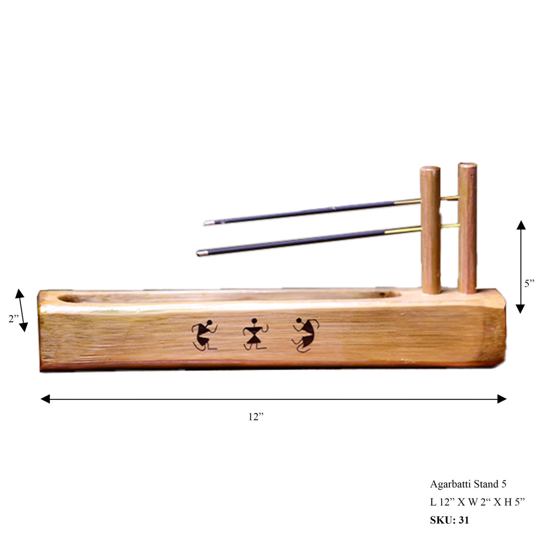 Bamboo Agarbatti Stand 5