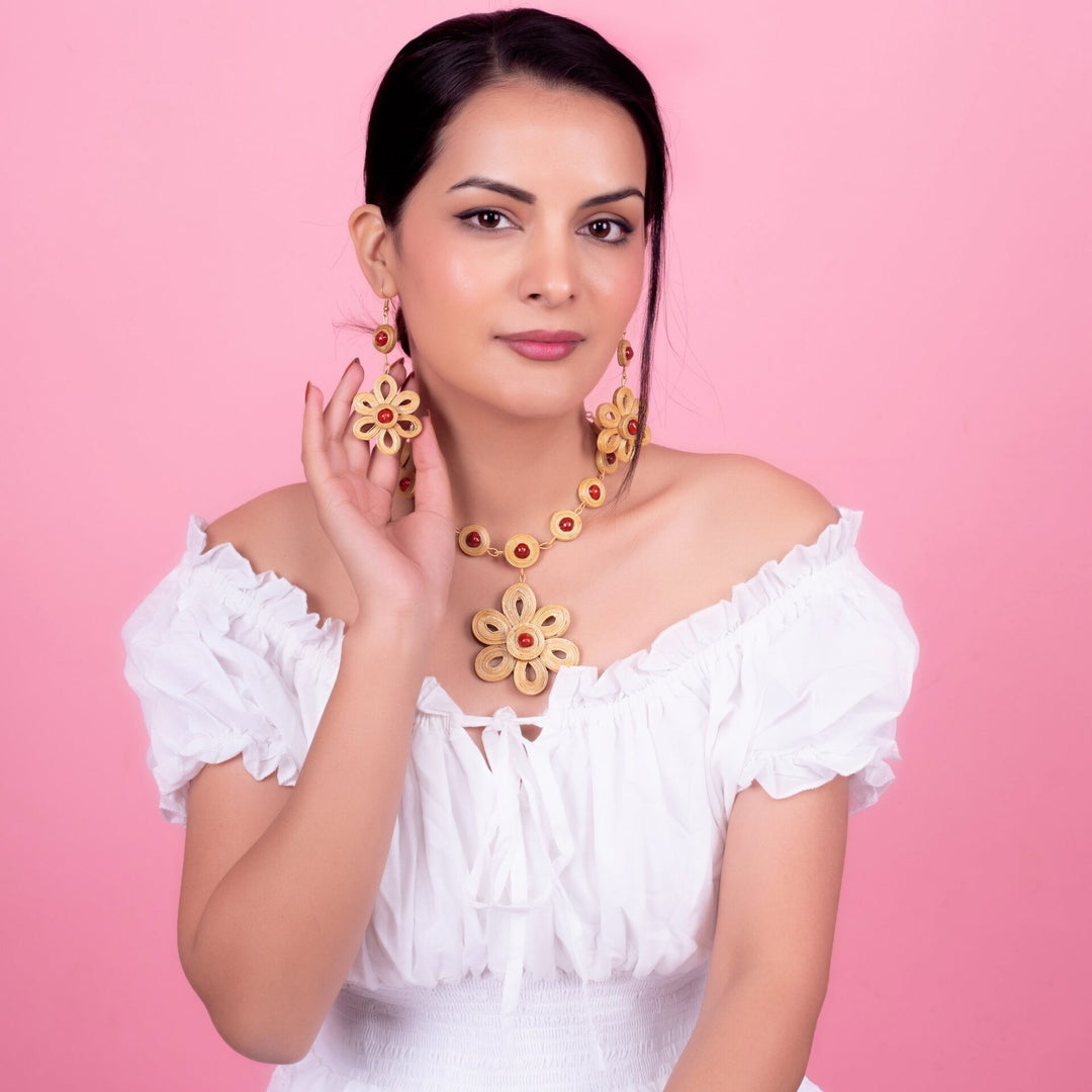 BAMBOO JEWELLERY SET-03