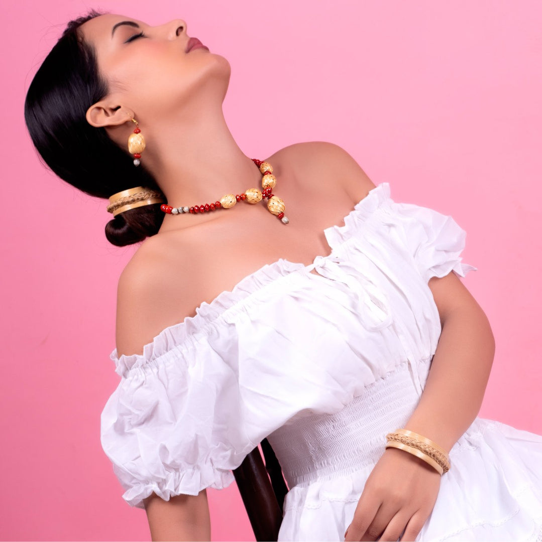 BAMBOO JEWELLERY SET-14