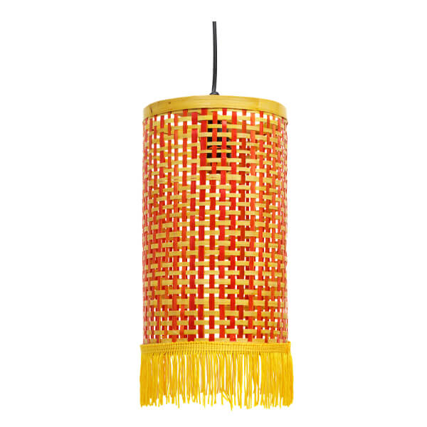Budh Cylindrical Bamboo Kandil