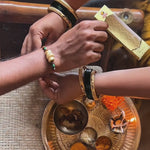 Load and play video in Gallery viewer, Handmade Bamboo Rakhi - Surya | Organic Rakhi by Tribal Women