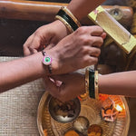 Load and play video in Gallery viewer, Organic Rakhi - Tapi | Made by Tribal Women Using Bamboo