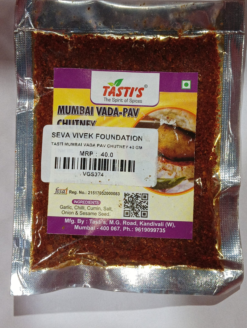 TASTI MUMBAI VADA PAV CHUTNEY 40 GM