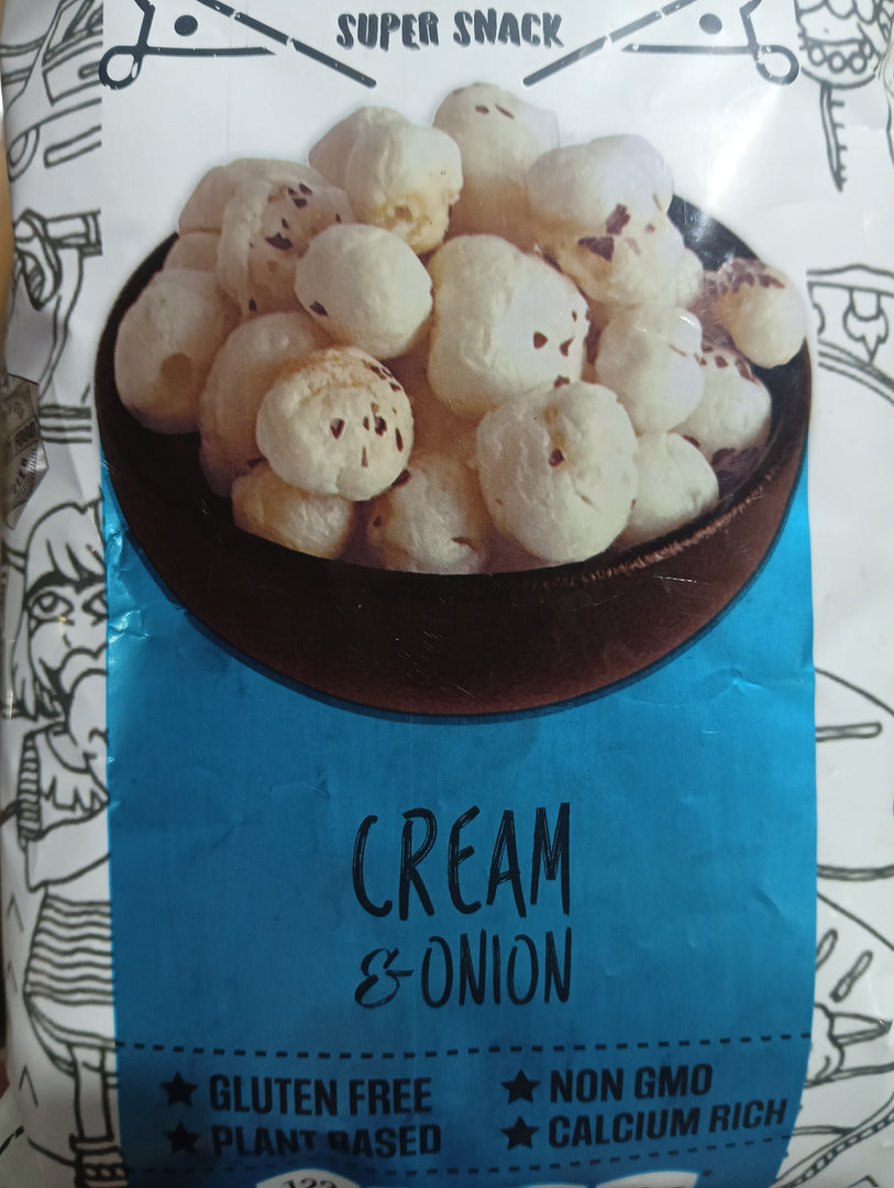 RS 60 GM MR MAKHANA CREAM & ONION